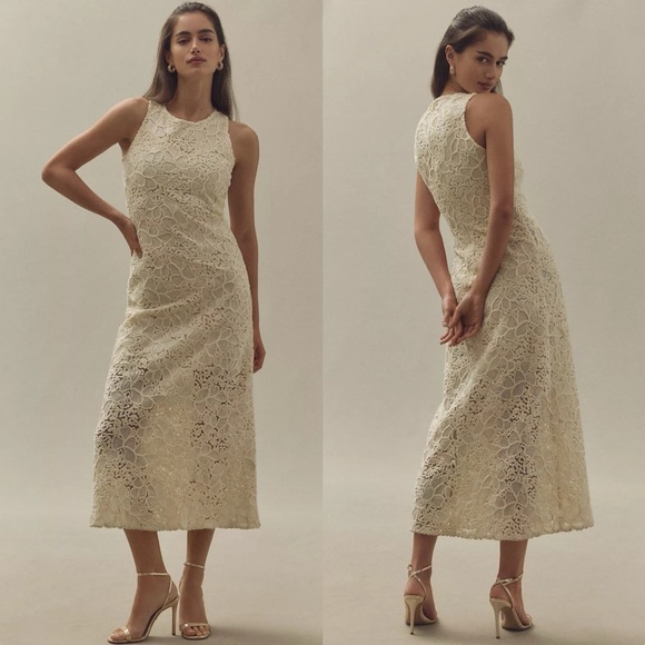 Endless Rose Sleeveless Textured Midi Dress - Picture 1 of 11